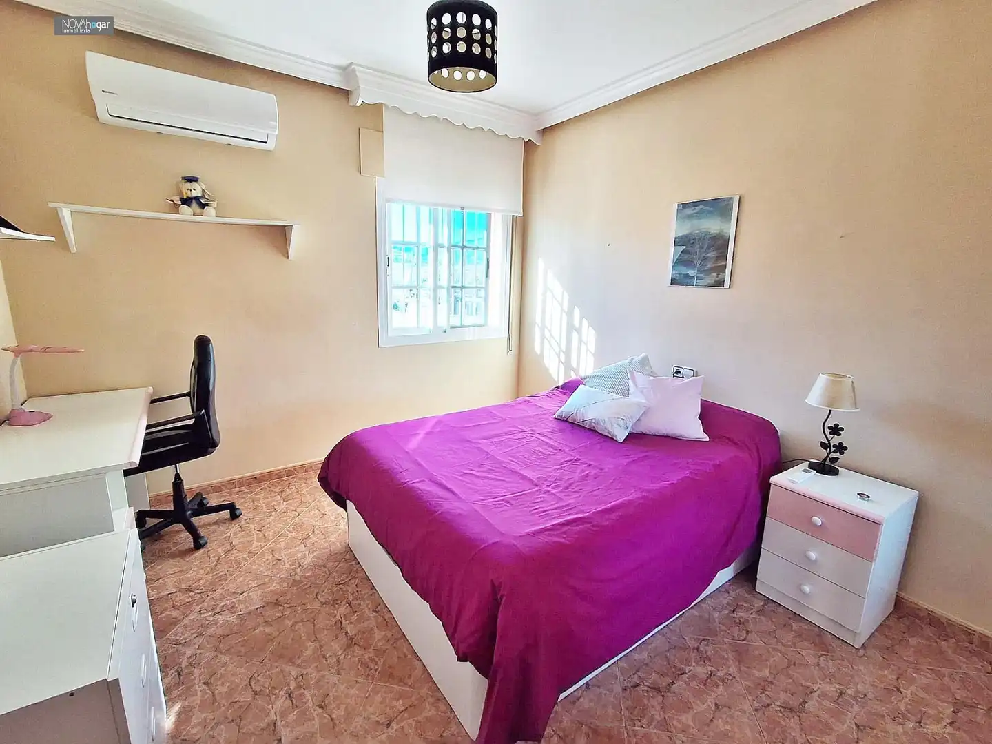 Bedroom of Houses for rent in Málaga  with Air Conditioner, Heating and Terrace