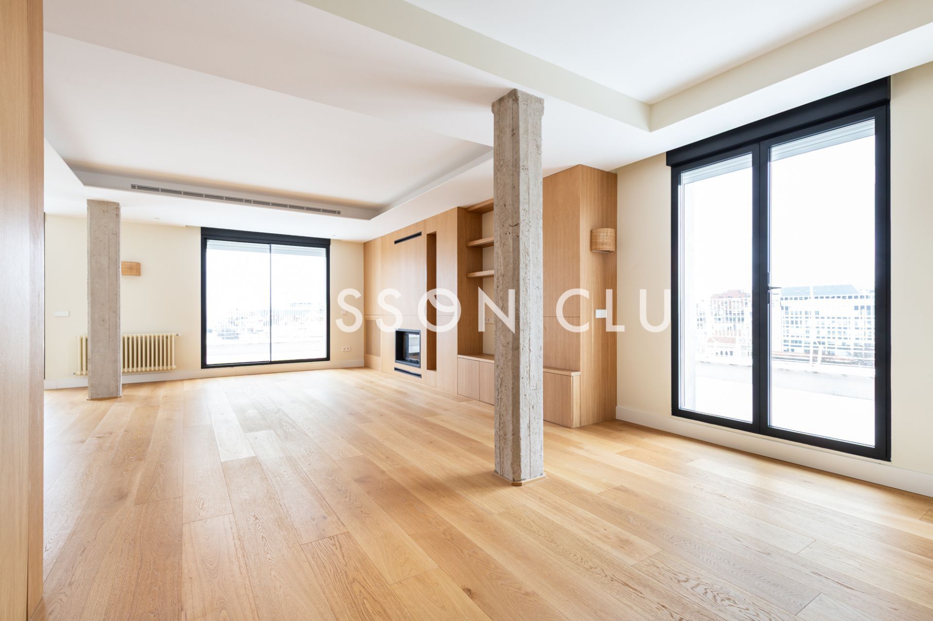 Sala d'estar de Àtic en venda en  Madrid Capital amb Aire condicionat, Calefacció i Terrassa