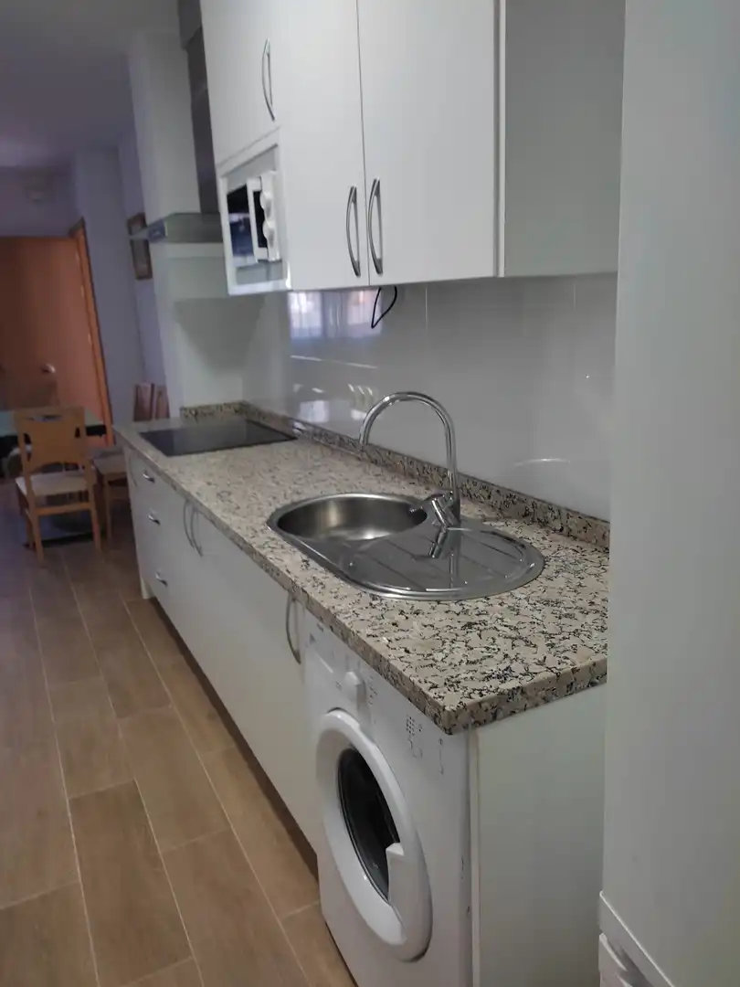 Cocina de Piso de alquiler en Málaga con Amueblado, Lavadora y Microondas