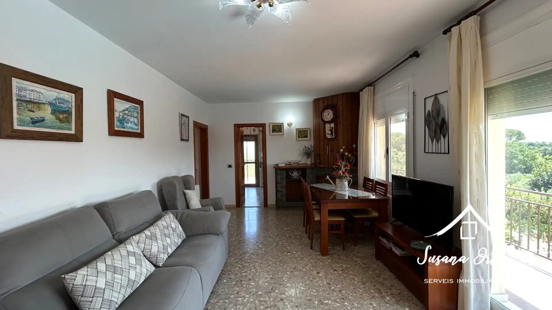 Sala d'estar de Casa o xalet en venda en Masquefa amb Aire condicionat, Calefacció i Jardí privat