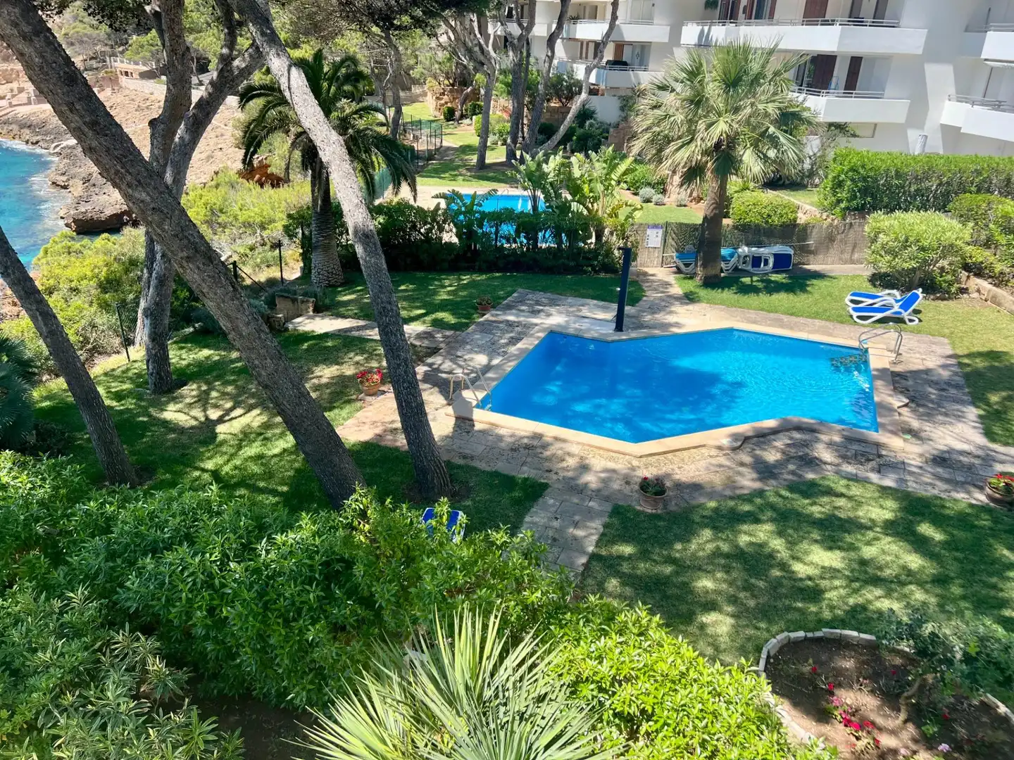 Piscina de Ático de alquiler en Andratx con Aire acondicionado, Calefacción y Jardín privado