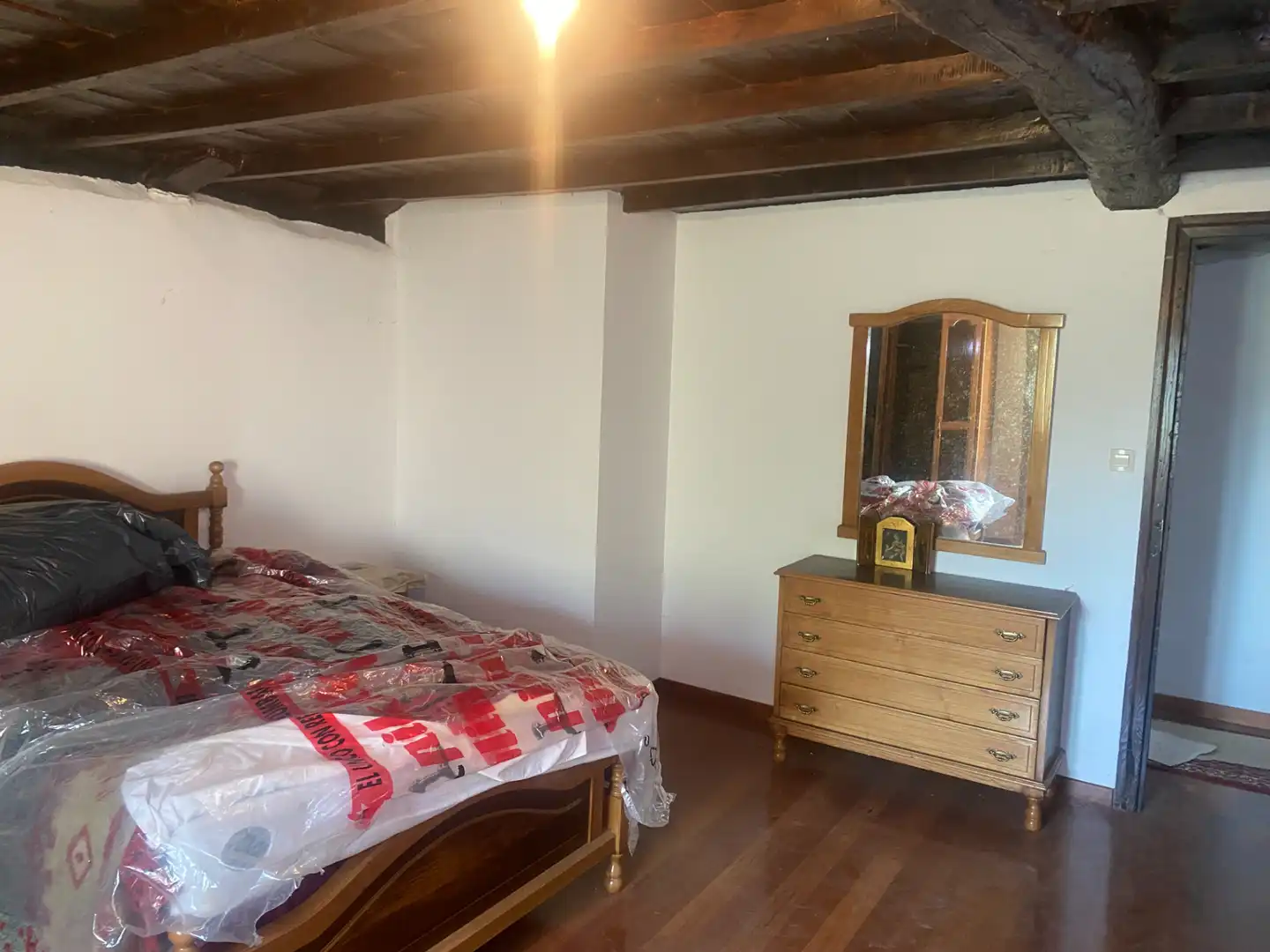 Bedroom of Houses for sale in Lalín  with Private garden, Parquet flooring and Terrace