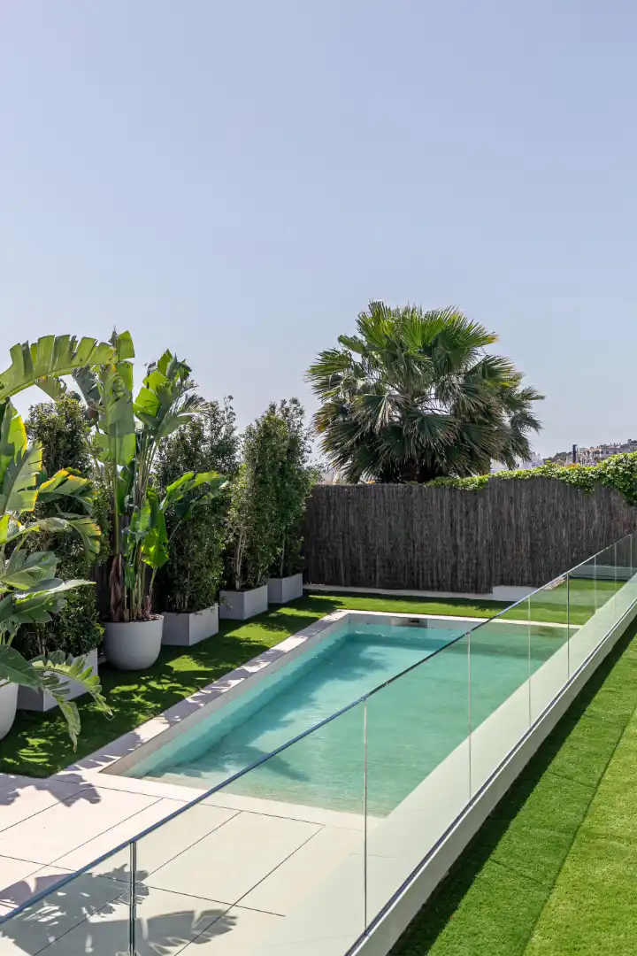 Terrasse von Haus oder Chalet zum Verkauf in Sitges mit Klimaanlage, Heizung und Privatgarten