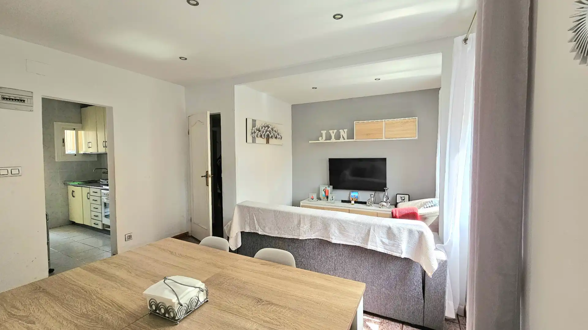 Dining room of Flat for sale in Sabadell  with Heating and Furnished