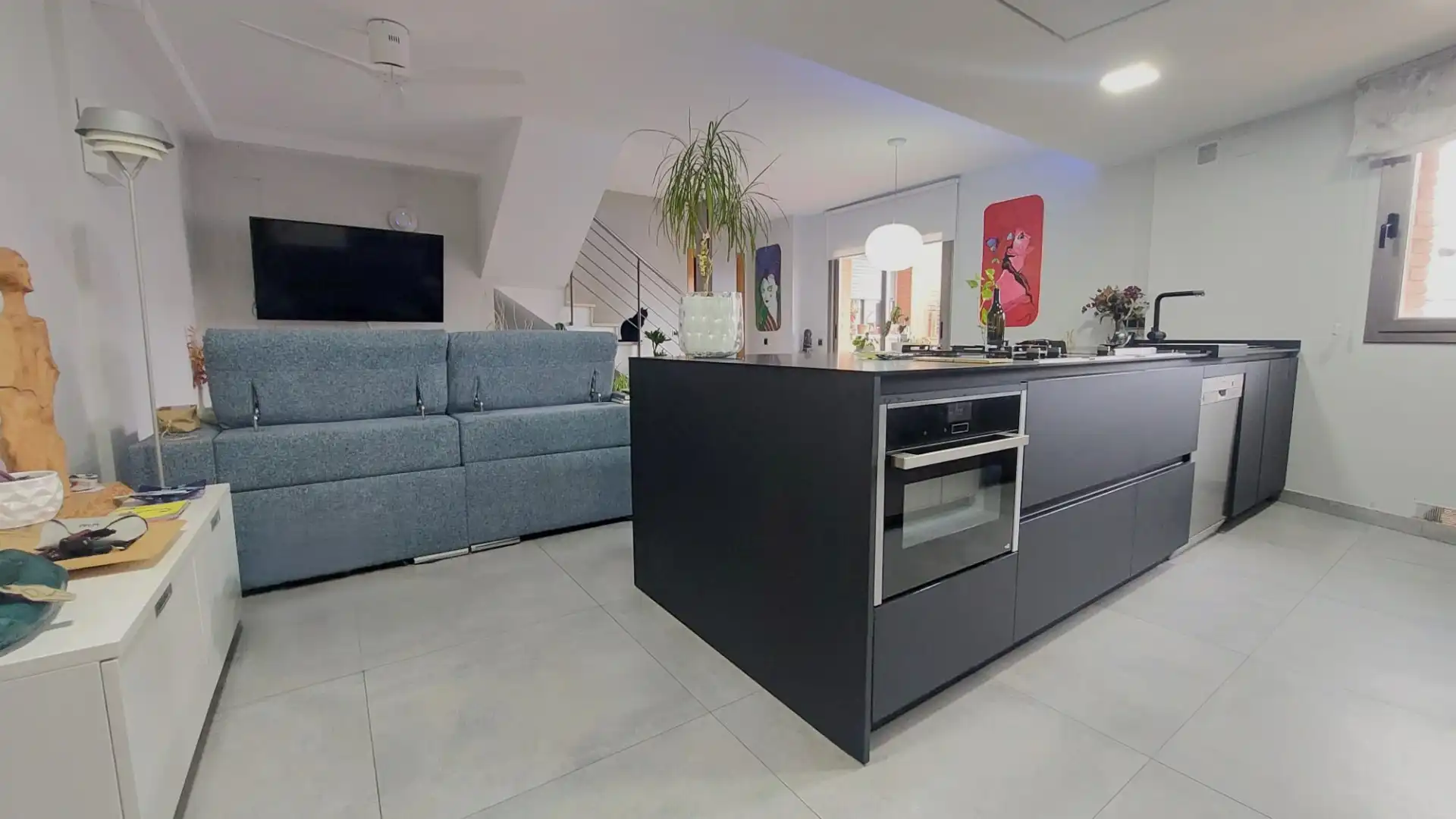 Cuina de Dúplex en venda en Manresa amb Calefacció, Parquet i Terrassa