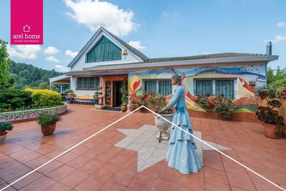 Exterior view of House or chalet for sale in Cervelló  with Air Conditioner, Private garden and Swimming Pool