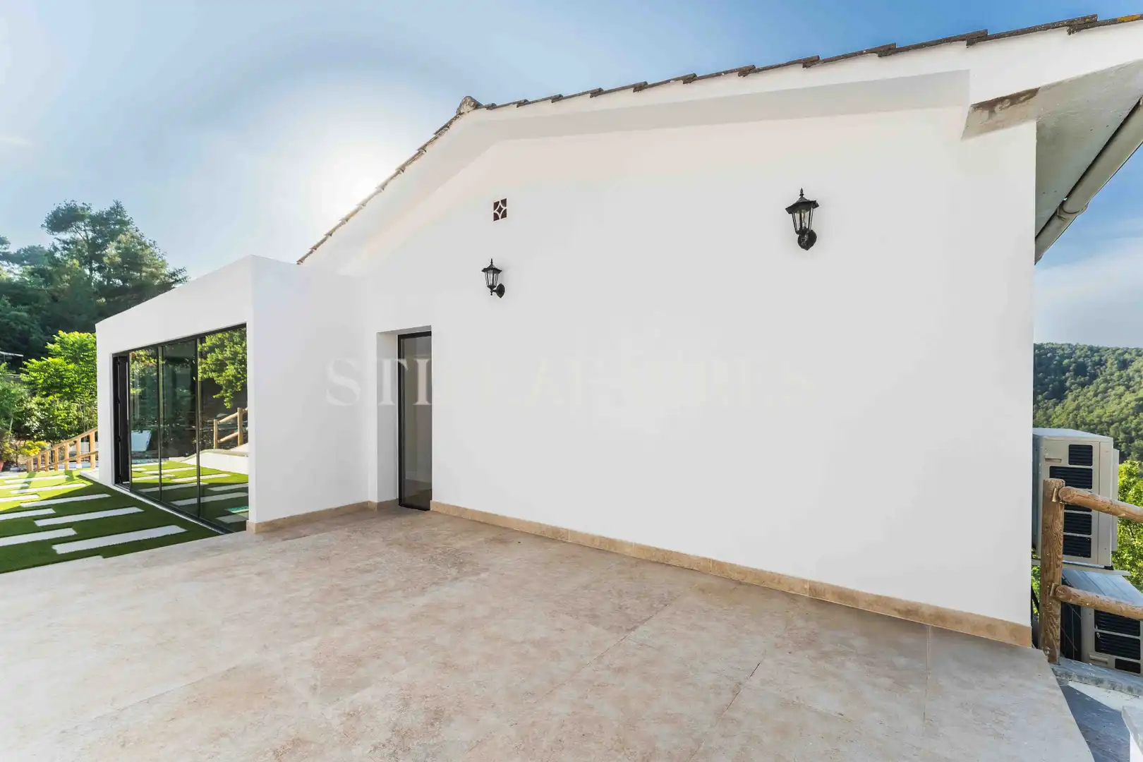 Terrassa de Casa o xalet en venda en Sant Andreu de Llavaneres amb Aire condicionat, Calefacció i Jardí privat