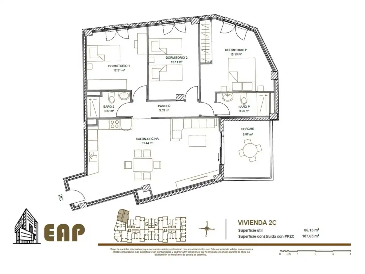 Wohnung mit Terrasse zum Verkauf in Calle Pirineo 5, imagen 14