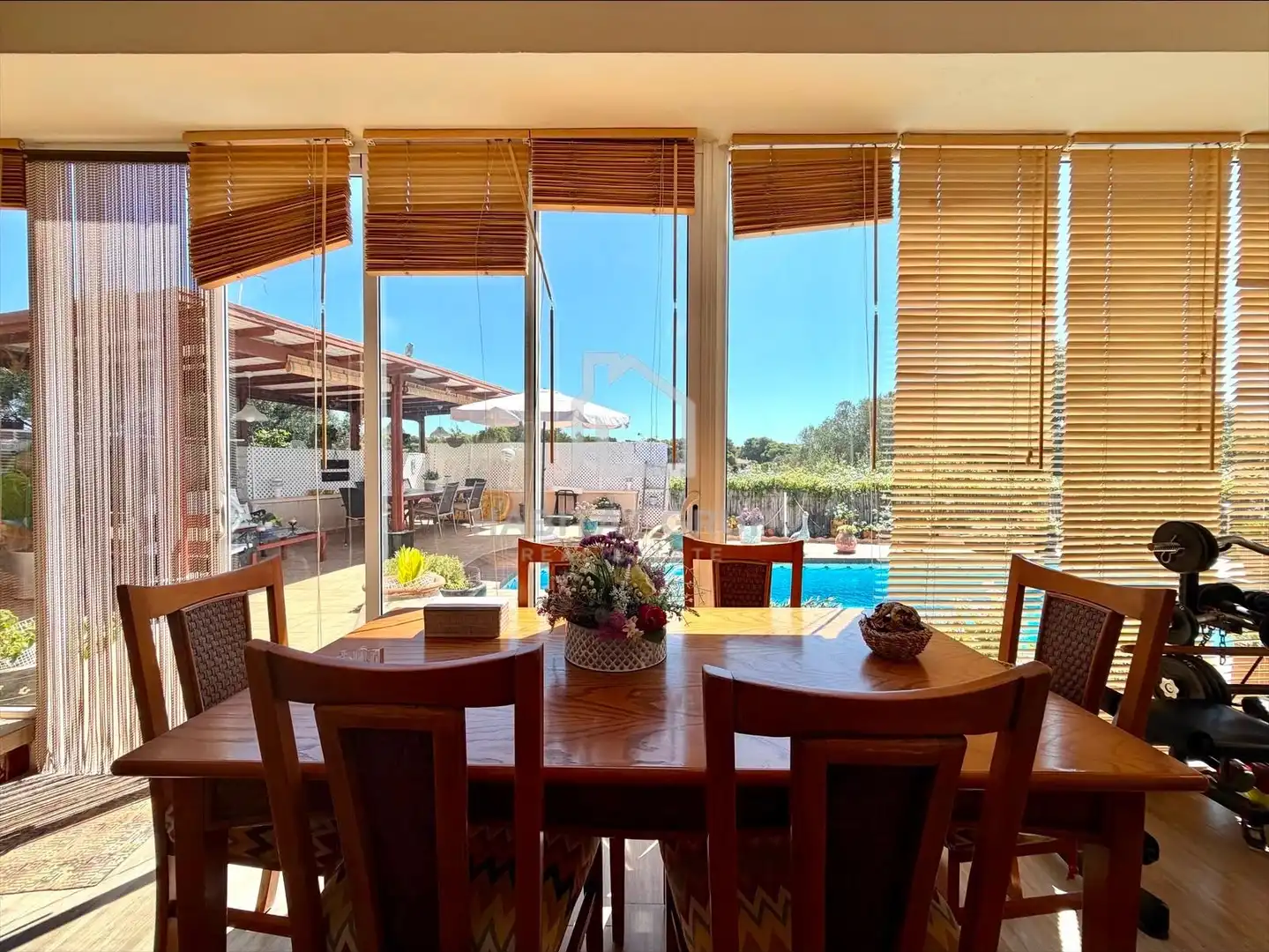 Dining room of Houses for sale in Sant Lluís  with Air Conditioner, Heating and Private garden