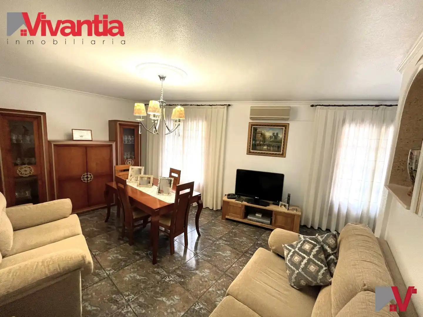 Sala de estar de Casa o chalet en venta en Lorca con Aire acondicionado, Calefacción y Terraza