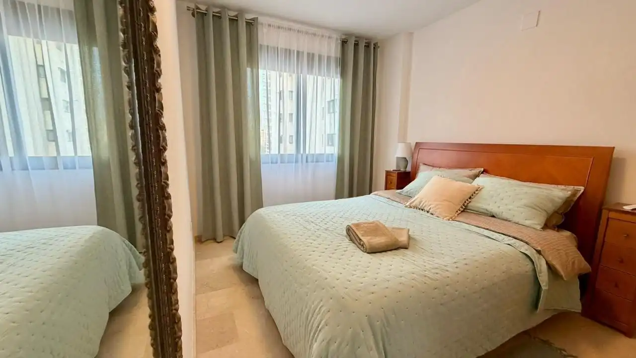 Bedroom of Apartments for rent in Villajoyosa / La Vila Joiosa  with Heating