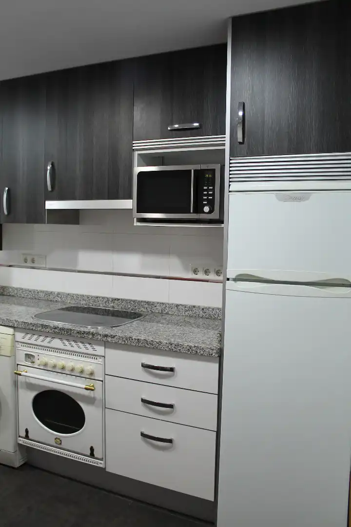 Küche von Wohnung zum Verkauf in Mieres (Asturias) mit Heizung, Abstellraum und Möbliert
