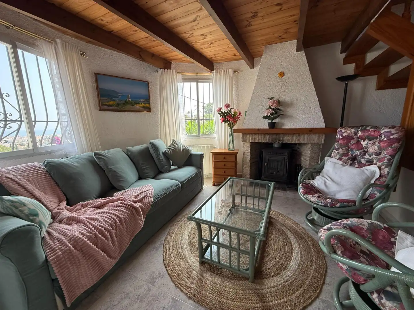 Living room of Houses for sale in Dénia  with Air Conditioner, Heating and Private garden