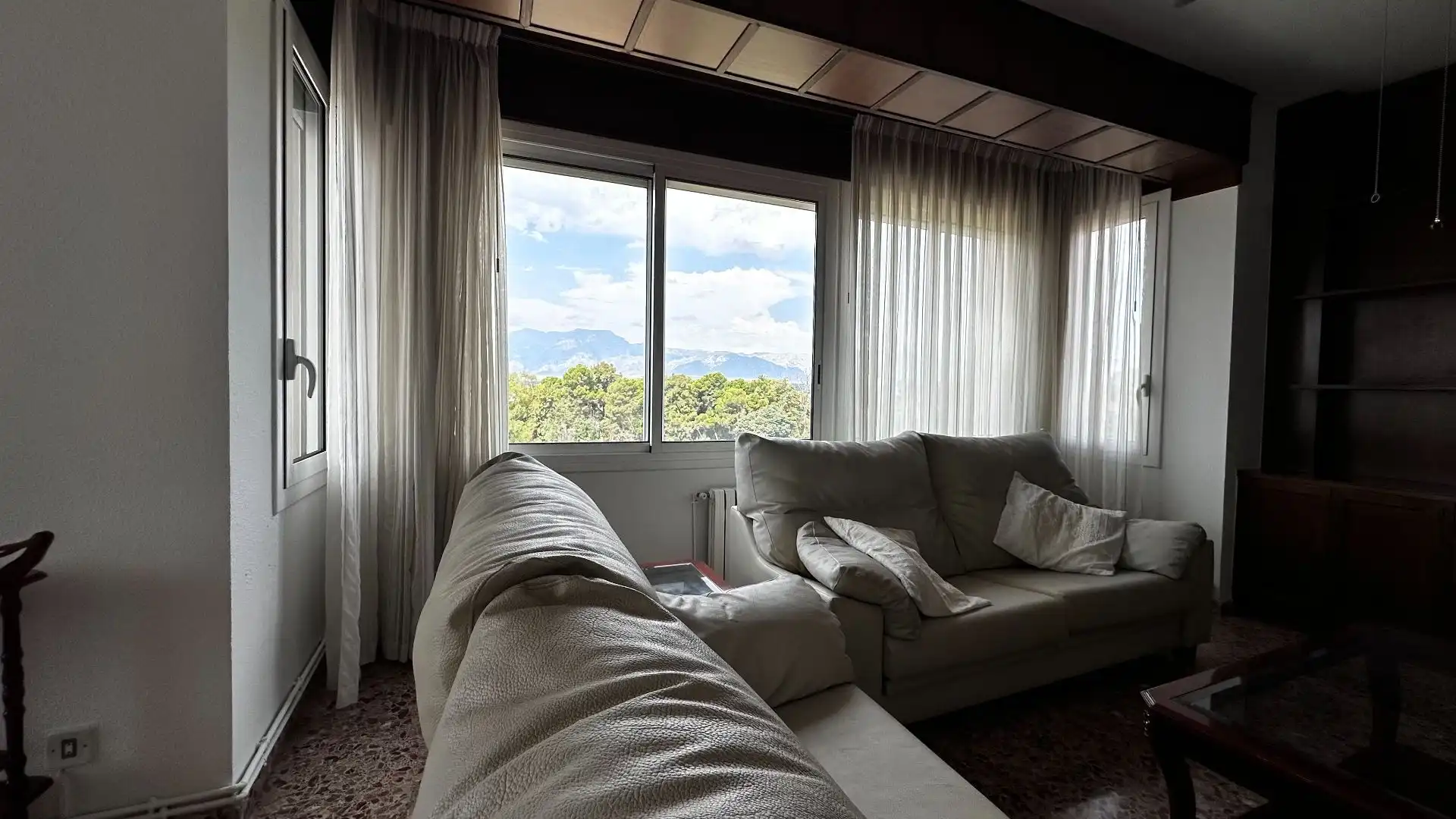 Living room of Flat for rent in Tortosa  with Air Conditioner, Terrace and Furnished