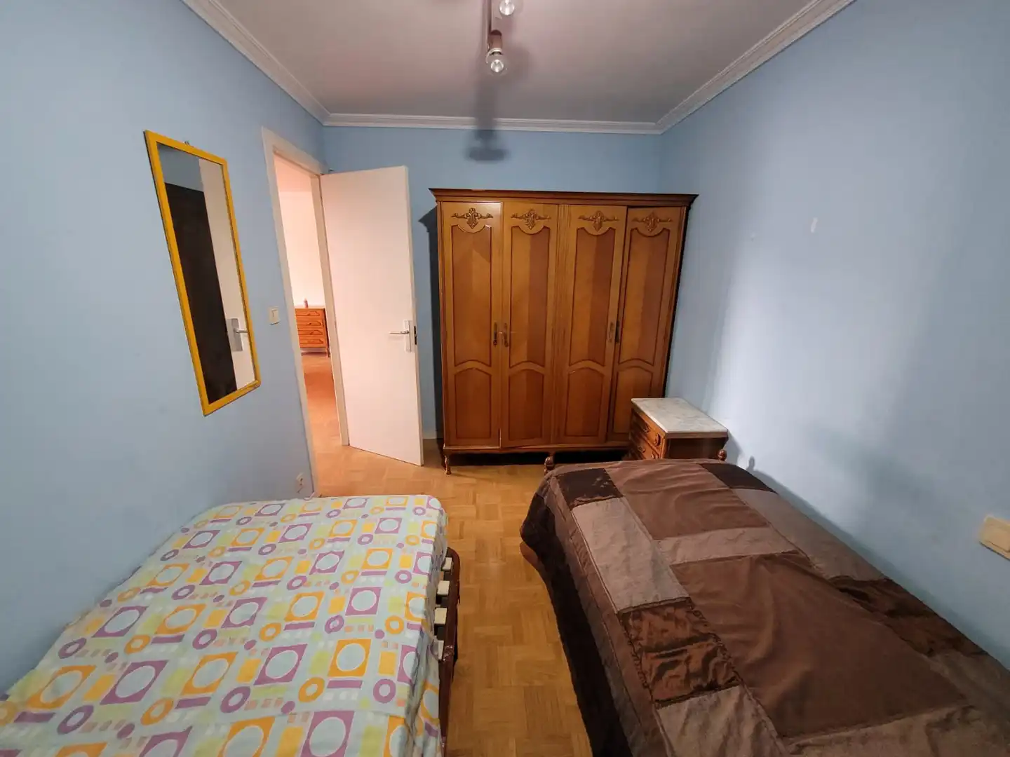 Bedroom of Flat for sale in Bilbao   with Heating, Parquet flooring and Storage room