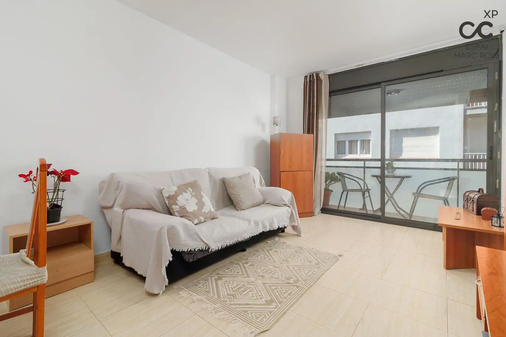 Schlafzimmer von Wohnung zum Verkauf in Figueres mit Heizung, Terrasse und Möbliert