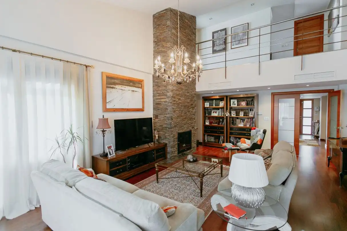 Sala d'estar de Casa o xalet en venda en Banastás amb Aire condicionat, Calefacció i Jardí privat