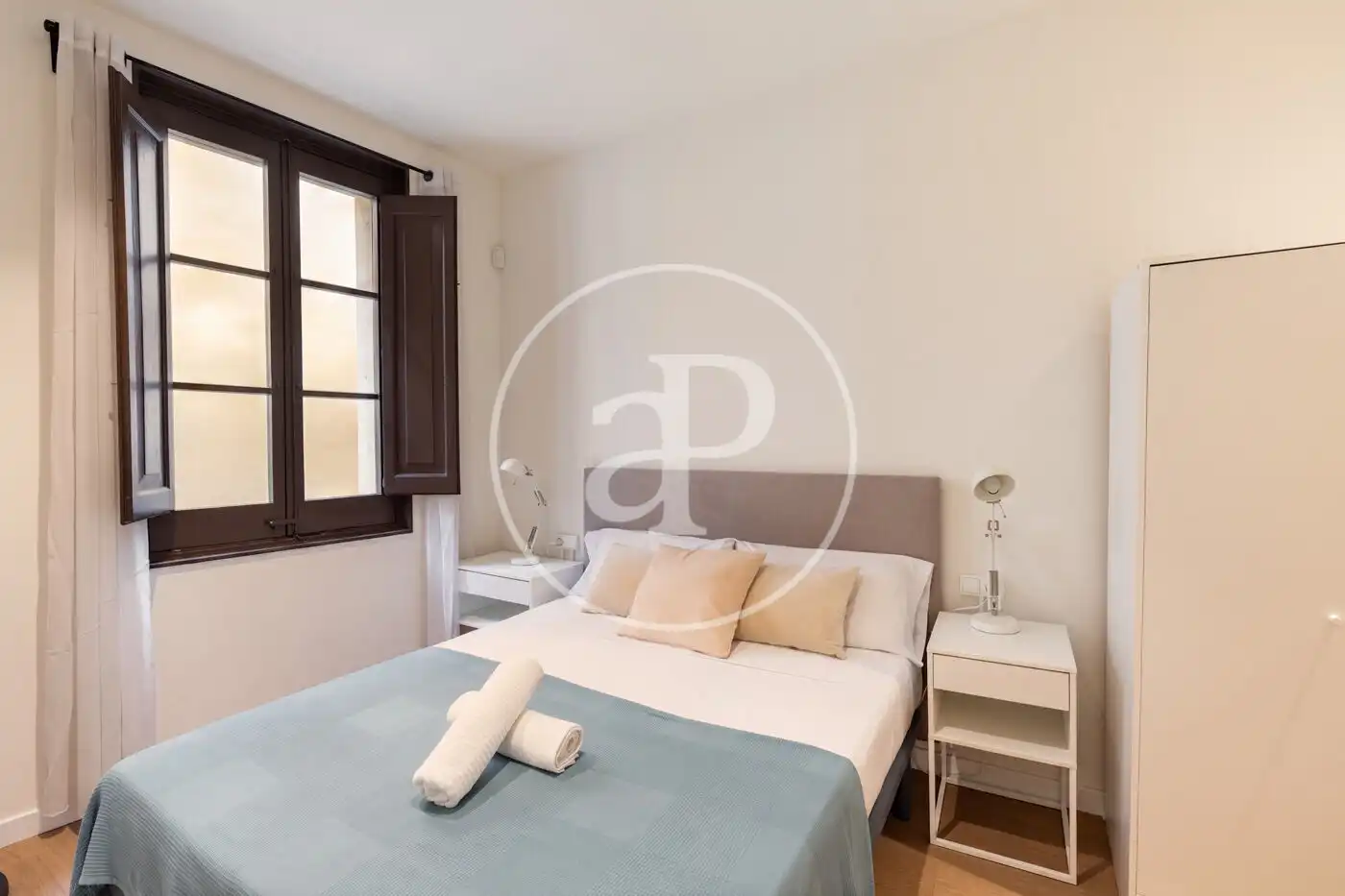 Bedroom of Flat for sale in Barcelona  with Heating and Furnished