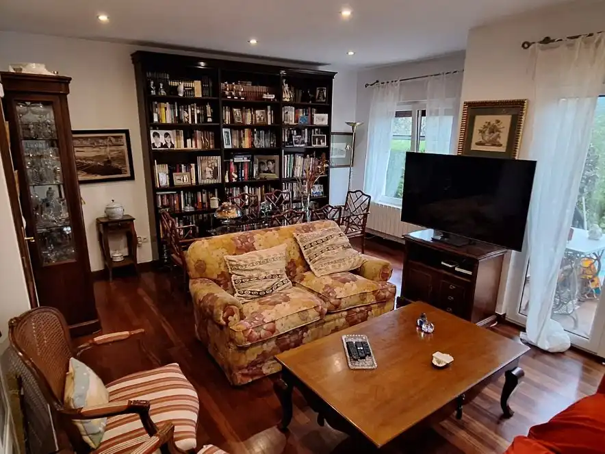 Sala de estar de Casa o chalet en venta en Polanco con Balcón