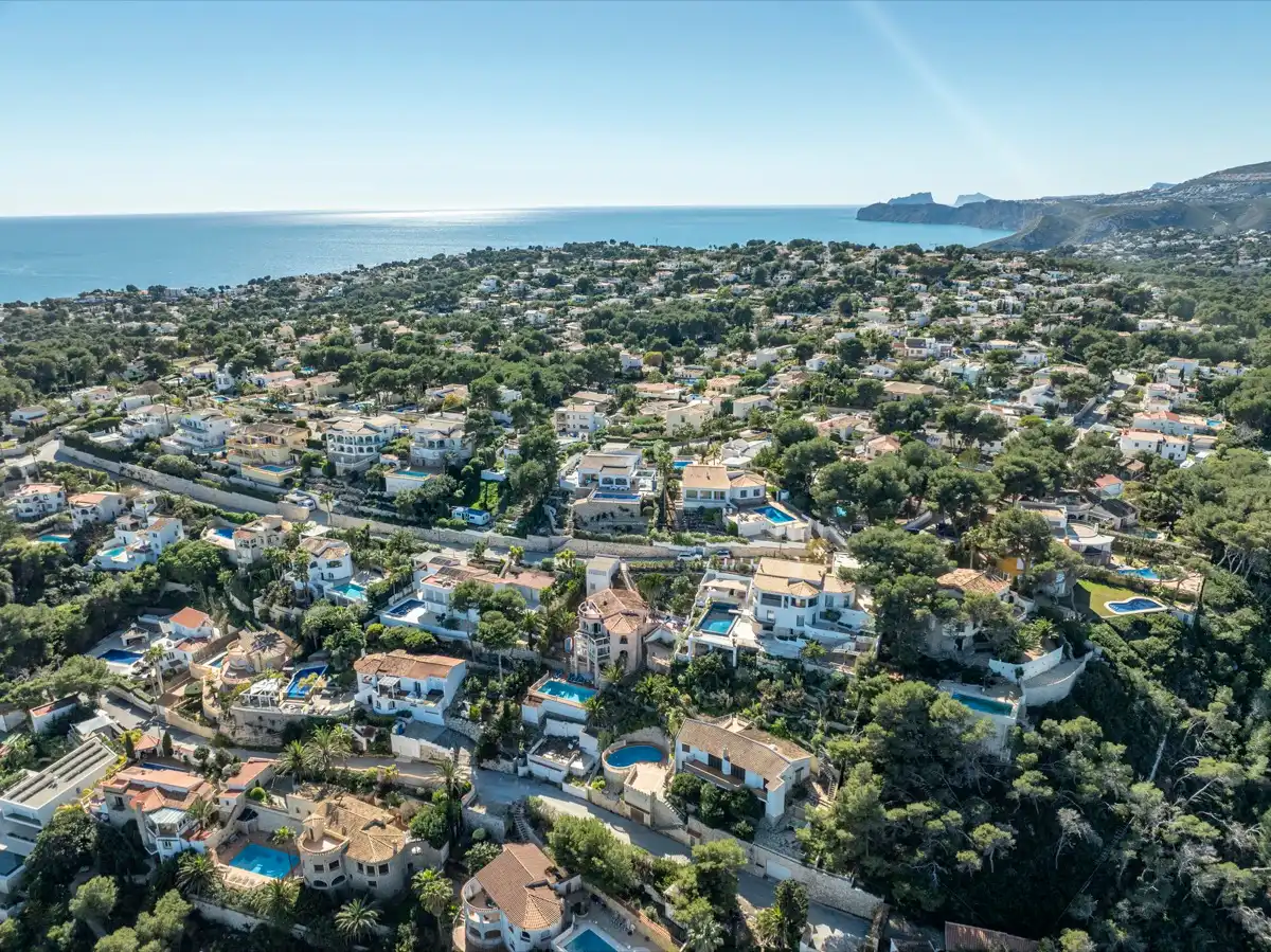 Exterior view of Houses for sale in Jávea / Xàbia  with Air Conditioner, Heating and Private garden