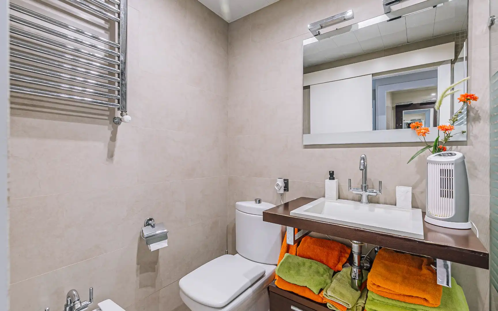 Bathroom of Flat for sale in Castelldefels  with Air Conditioner, Heating and Private garden