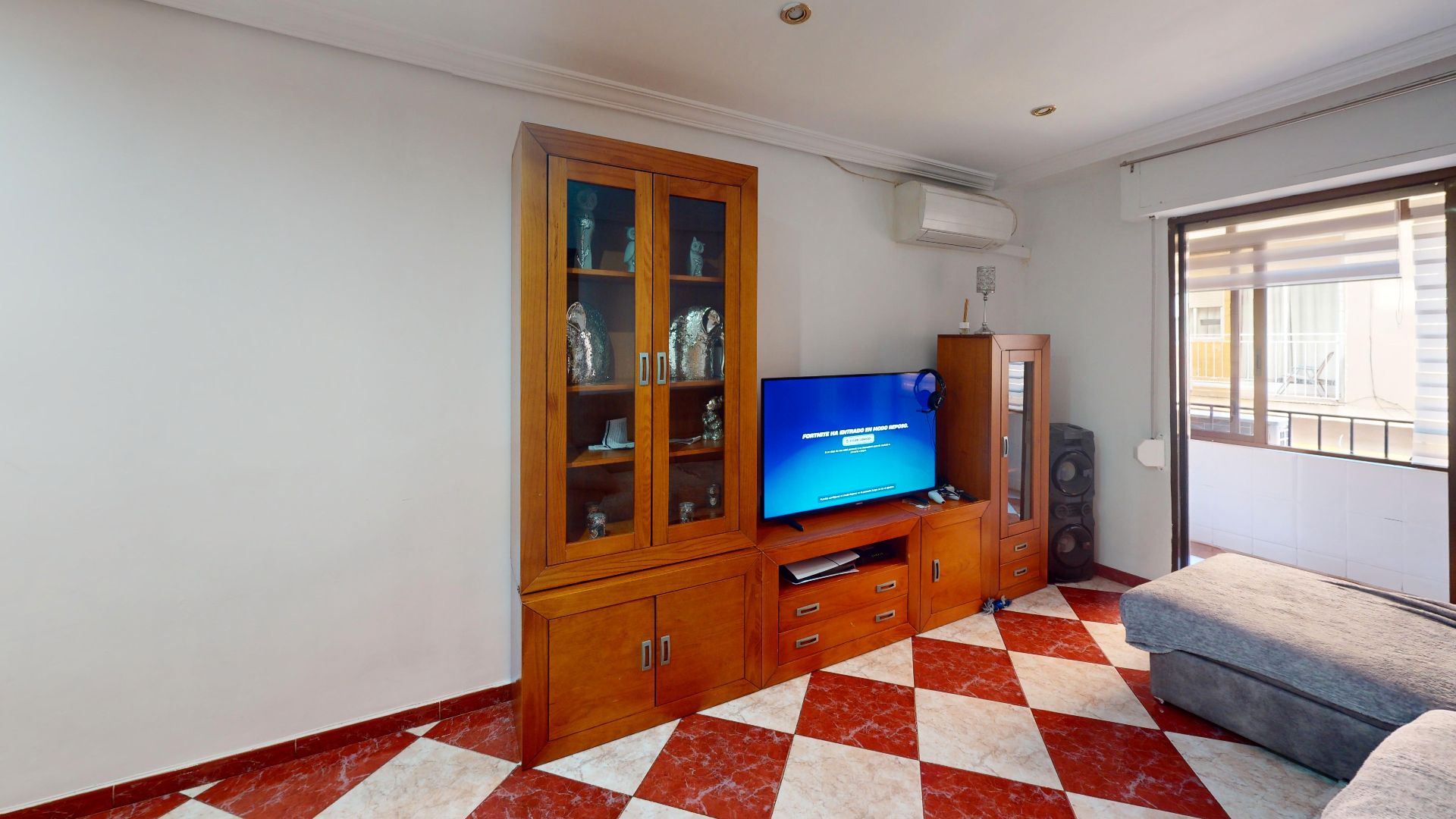 Living room of Flat for sale in Alicante / Alacant  with Air Conditioner, Heating and Furnished