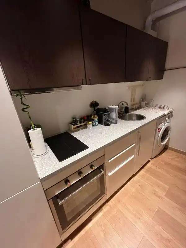 Cocina de Apartamento de alquiler en Madrid con Aire acondicionado, Amueblado y Se aceptan mascotas