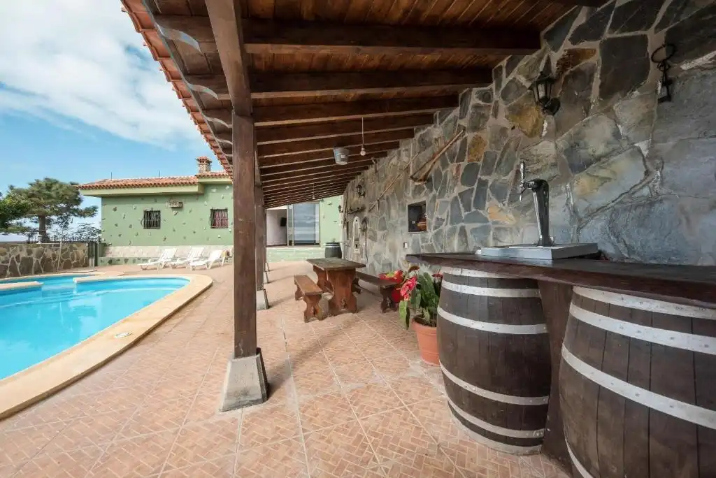 Terraza de Casa o chalet de alquiler en Adeje con Aire acondicionado, Calefacción y Jardín privado