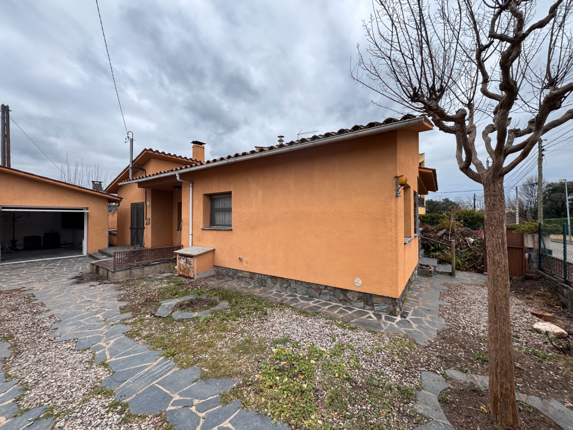 Vista exterior de Casa o xalet en venda en Sant Pere de Vilamajor amb Aire condicionat, Calefacció i Jardí privat