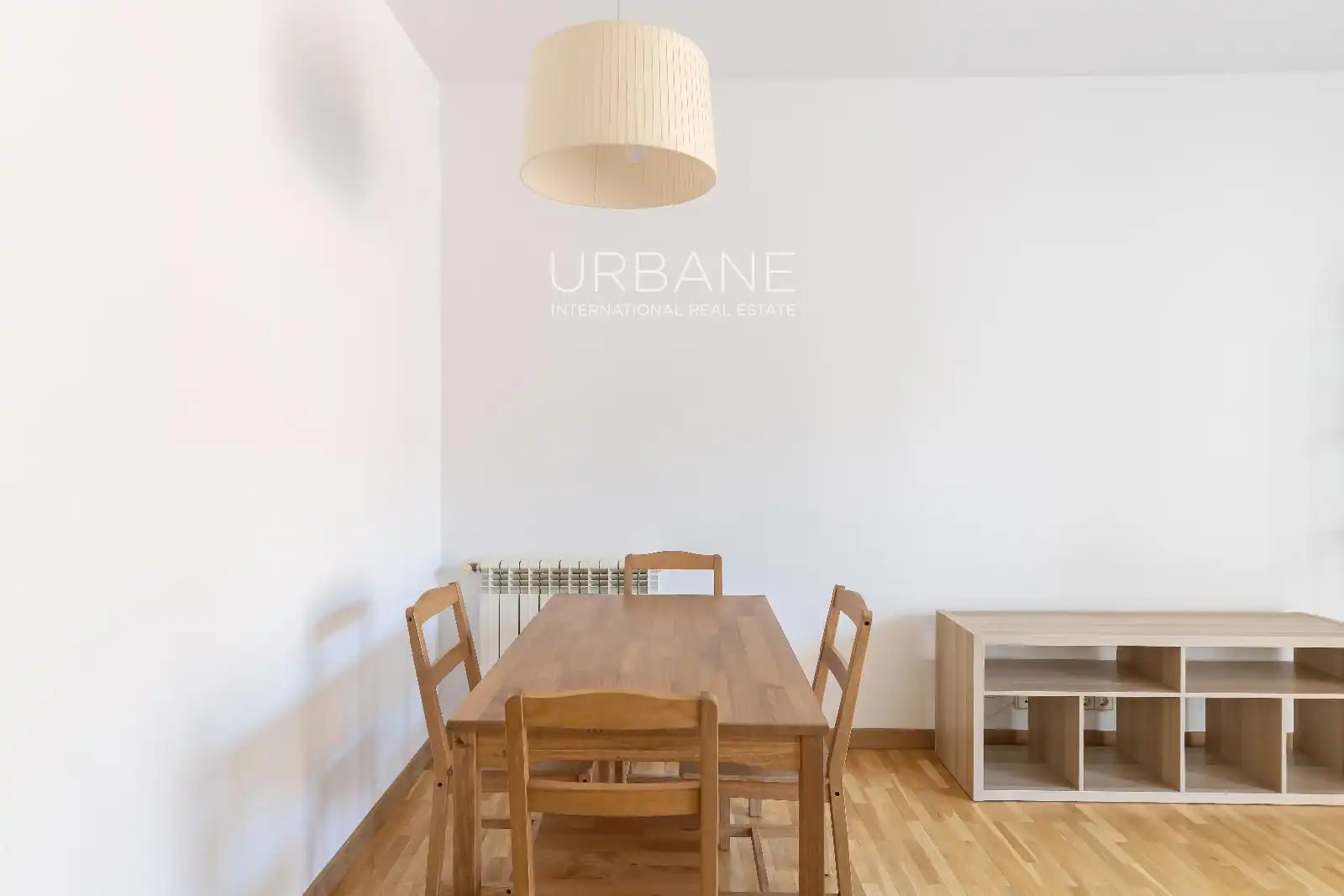 Dining room of Flat for rent in Barcelona  with Air Conditioner, Terrace and Furnished