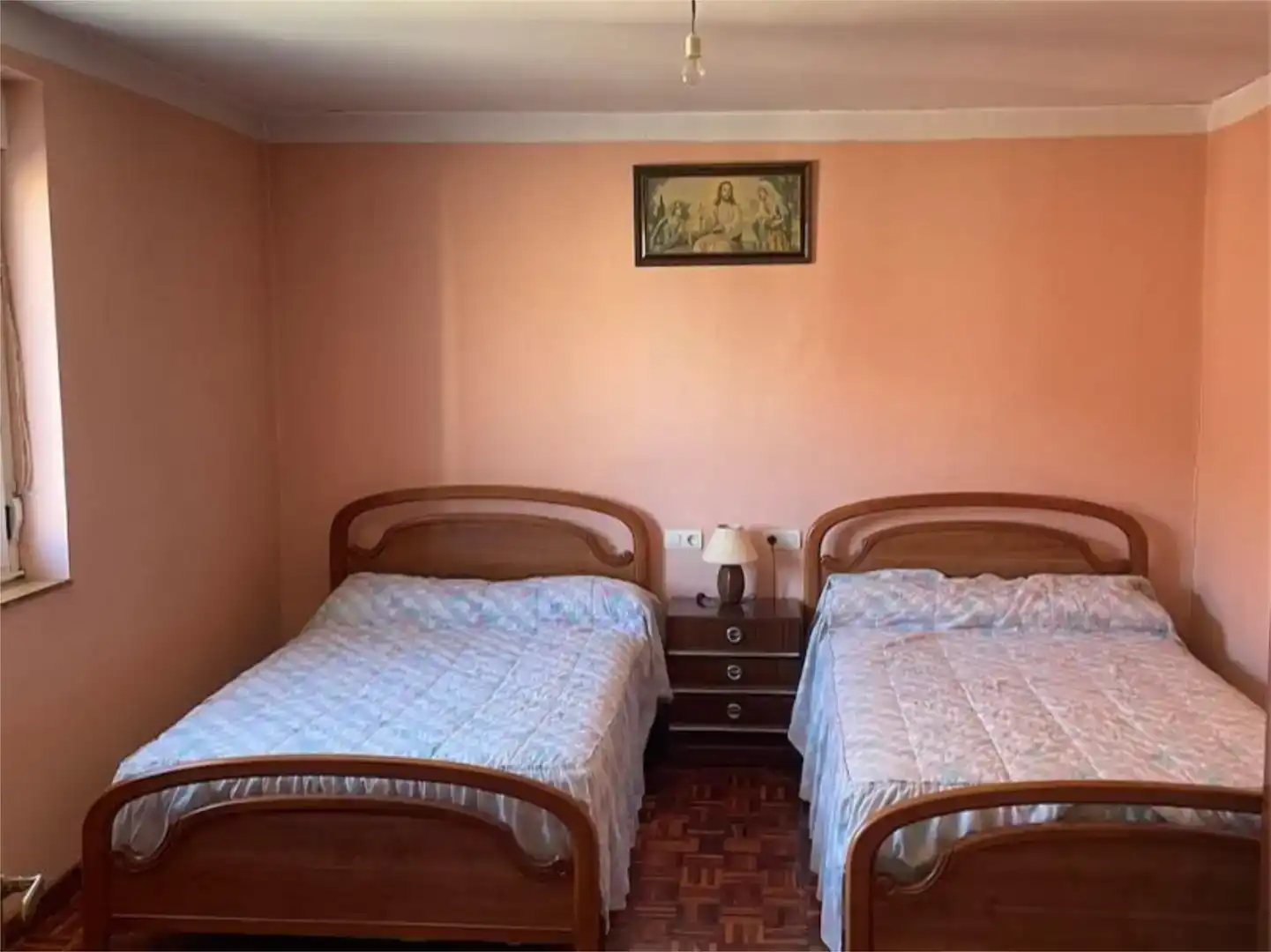 Bedroom of Flat for sale in Gradefes  with Parquet flooring and Furnished