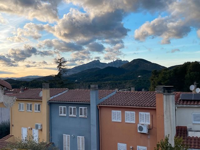 Exterior view of Single-family semi-detached for sale in Viladecavalls  with Terrace, Storage room and Oven