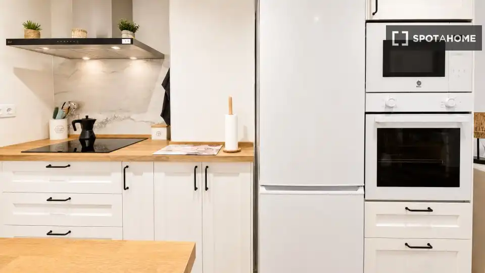 Cocina de Piso de alquiler en Cullera con Aire acondicionado, Calefacción y Amueblado