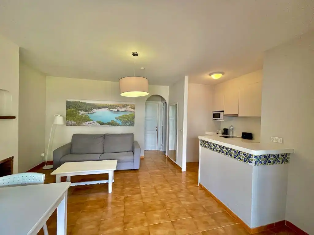 Sala d'estar de Apartament en venda en Alaior amb Aire condicionat, Calefacció i Terrassa