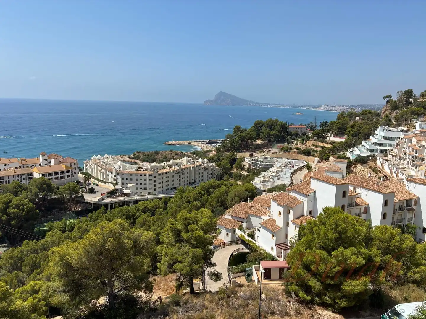 Vista exterior de Apartamento de alquiler en Altea con Aire acondicionado, Calefacción y Terraza