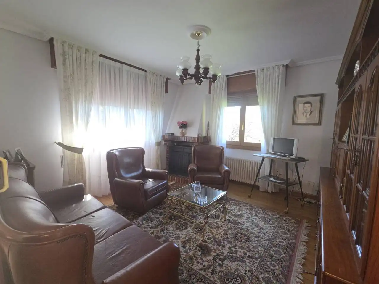 Sala de estar de Casa o chalet en venta en Karrantza Harana / Valle de Carranza con Calefacción, Jardín privado y Terraza