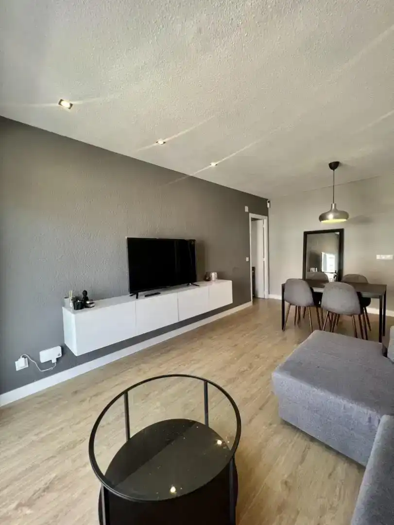 Wohnzimmer von Wohnung zur Miete in Altea mit Klimaanlage, Parkett und Möbliert