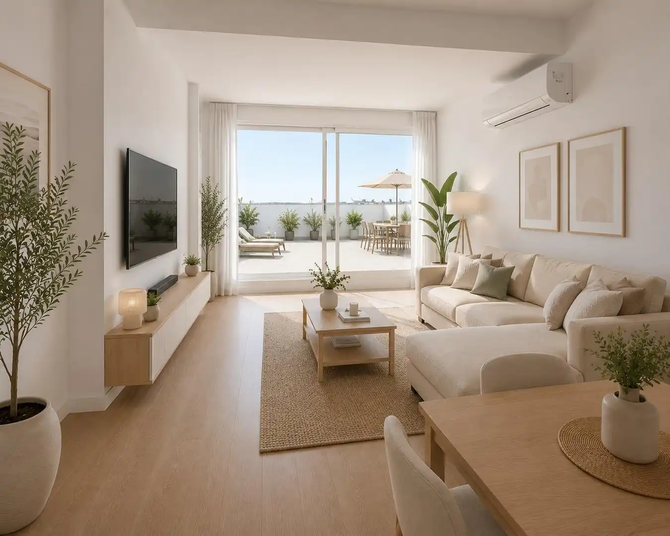 Living room of Flat for sale in Arganda del Rey  with Air Conditioner, Heating and Terrace