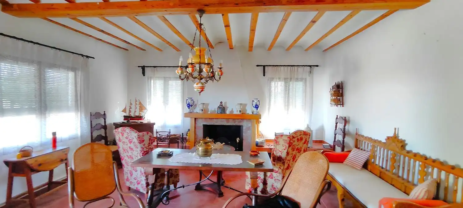 Sala de estar de Casa o chalet en venta en La Solana   con Jardín privado, Terraza y Trastero