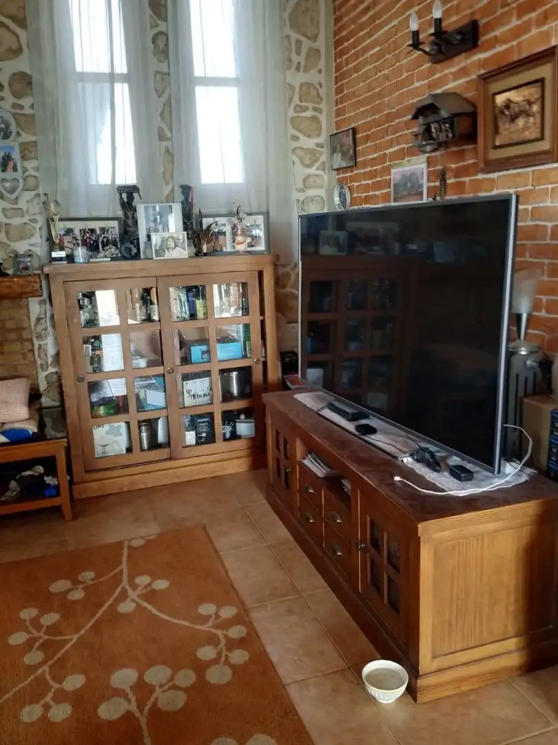Sala d'estar de Finca rústica en venda en La Ràpita amb Aire condicionat, Calefacció i Jardí privat
