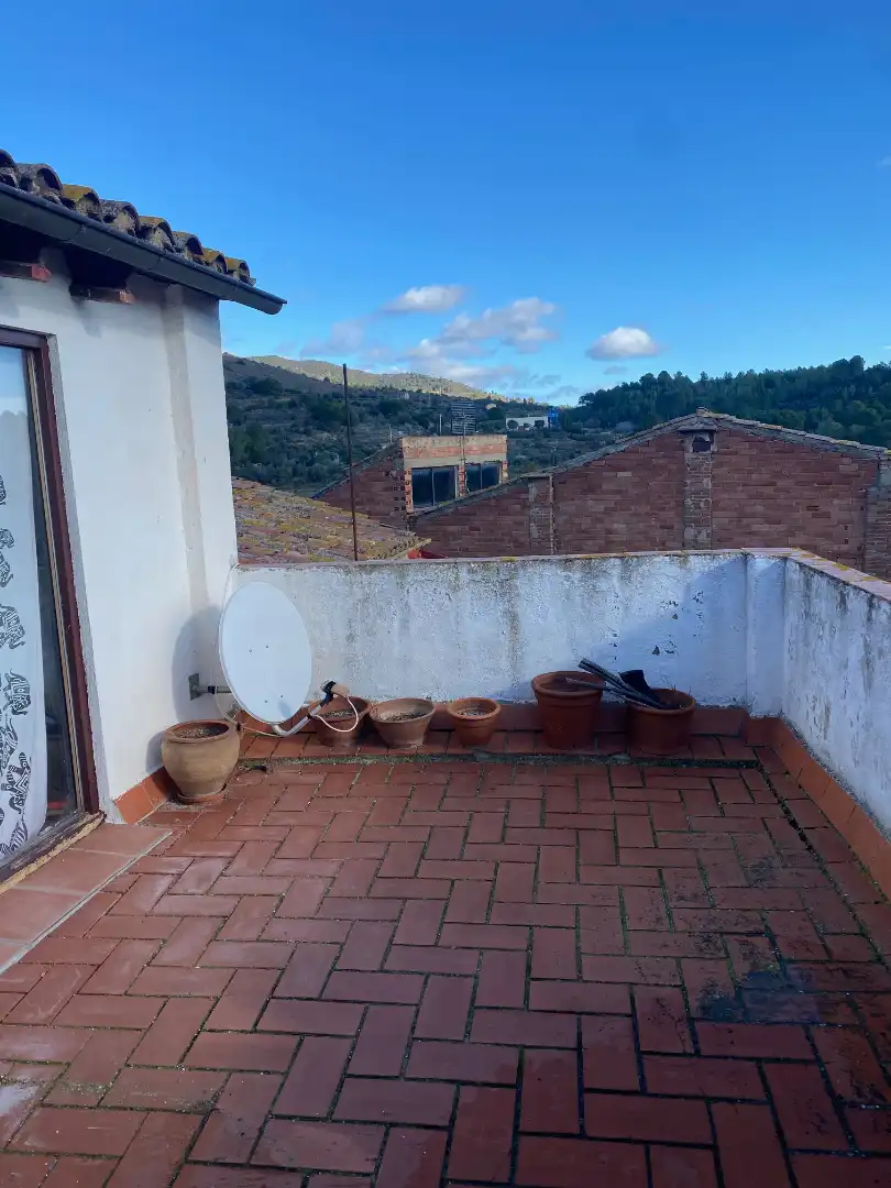 Terraza de Finca rústica en venta en Riudecanyes con Calefacción, Terraza y Amueblado