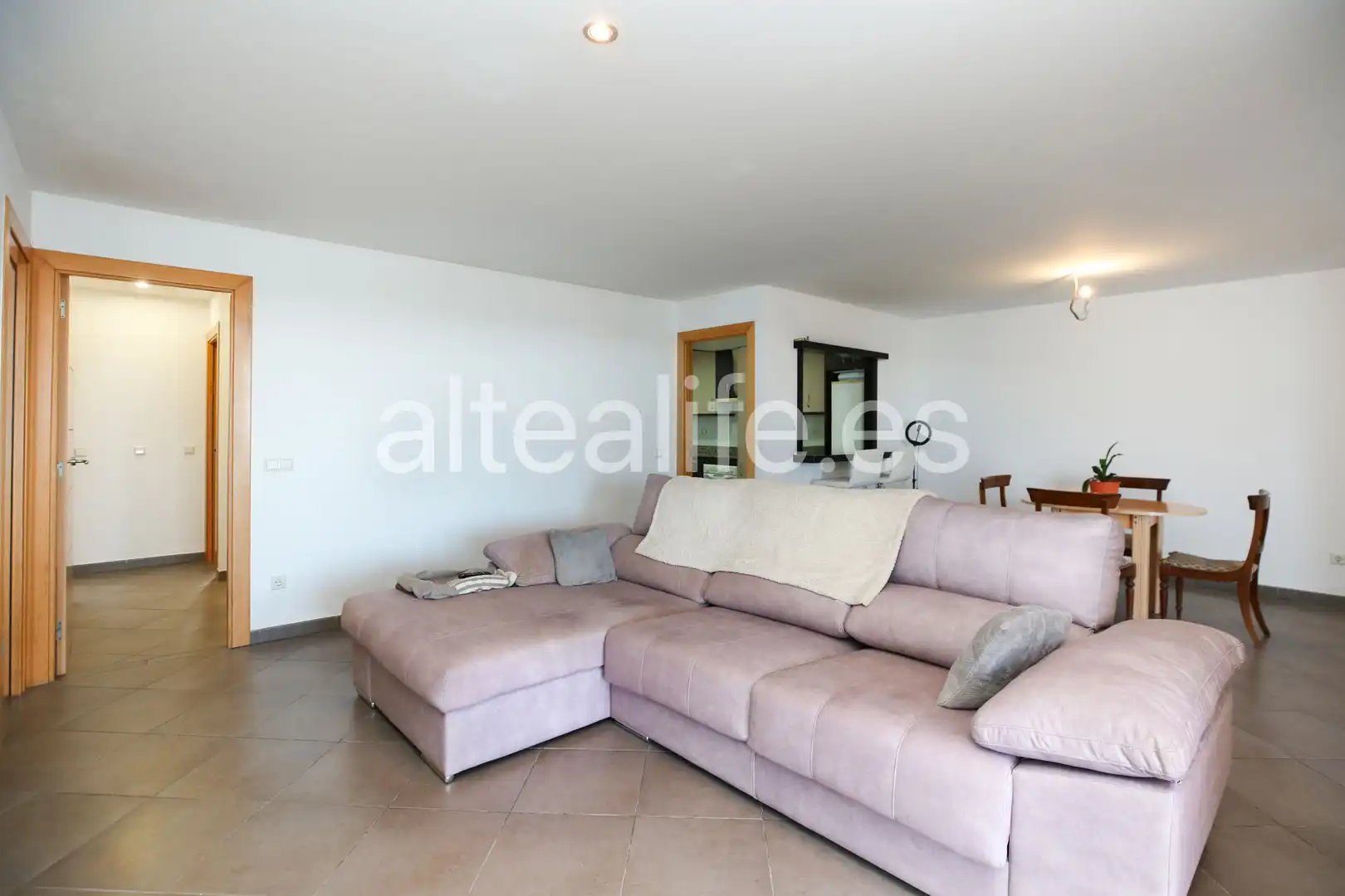 Sala de estar de Apartamento en venta en Callosa d'en Sarrià con Calefacción y Terraza