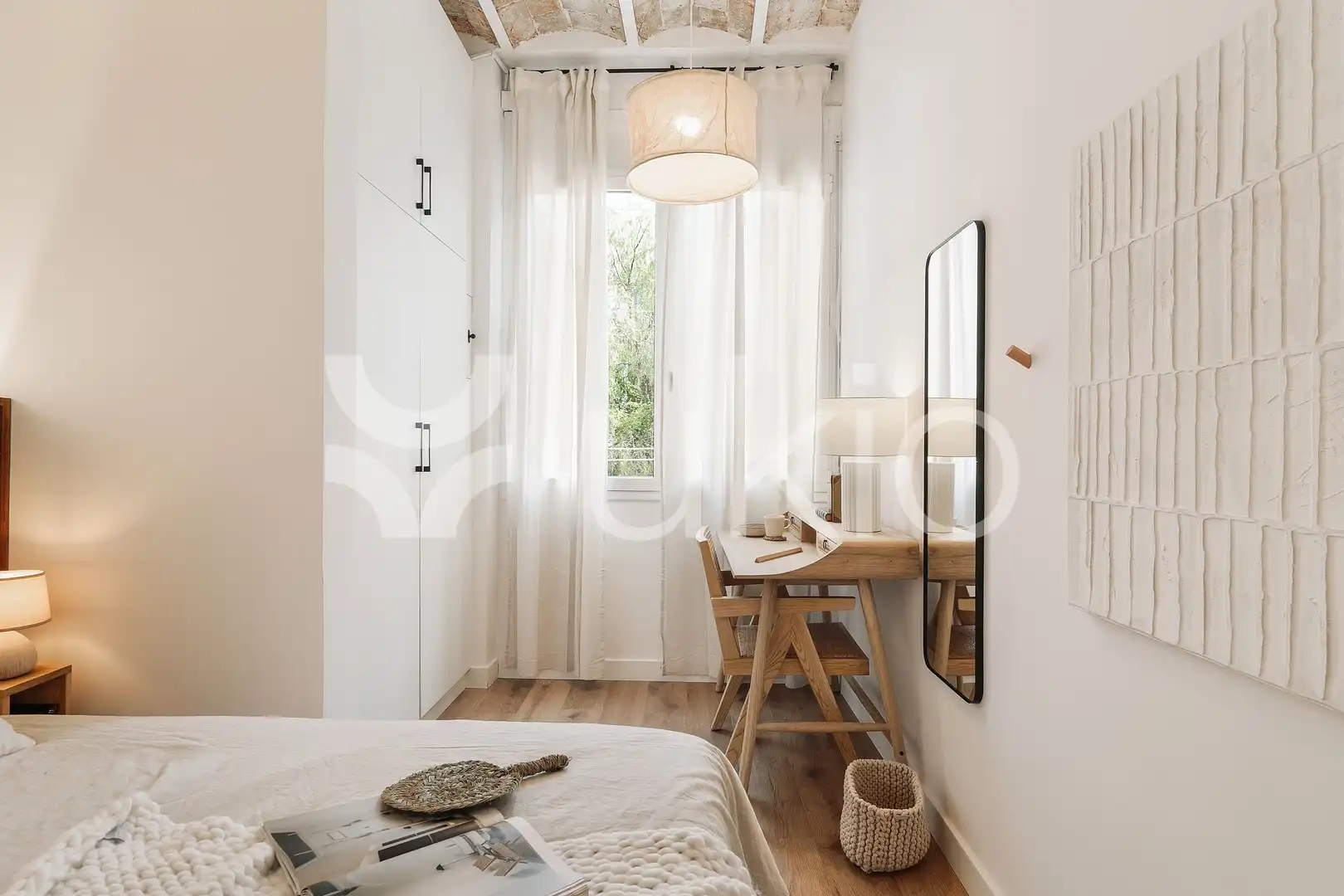 Habitación de Apartamento de alquiler en Barcelona con Aire acondicionado, Calefacción y Terraza