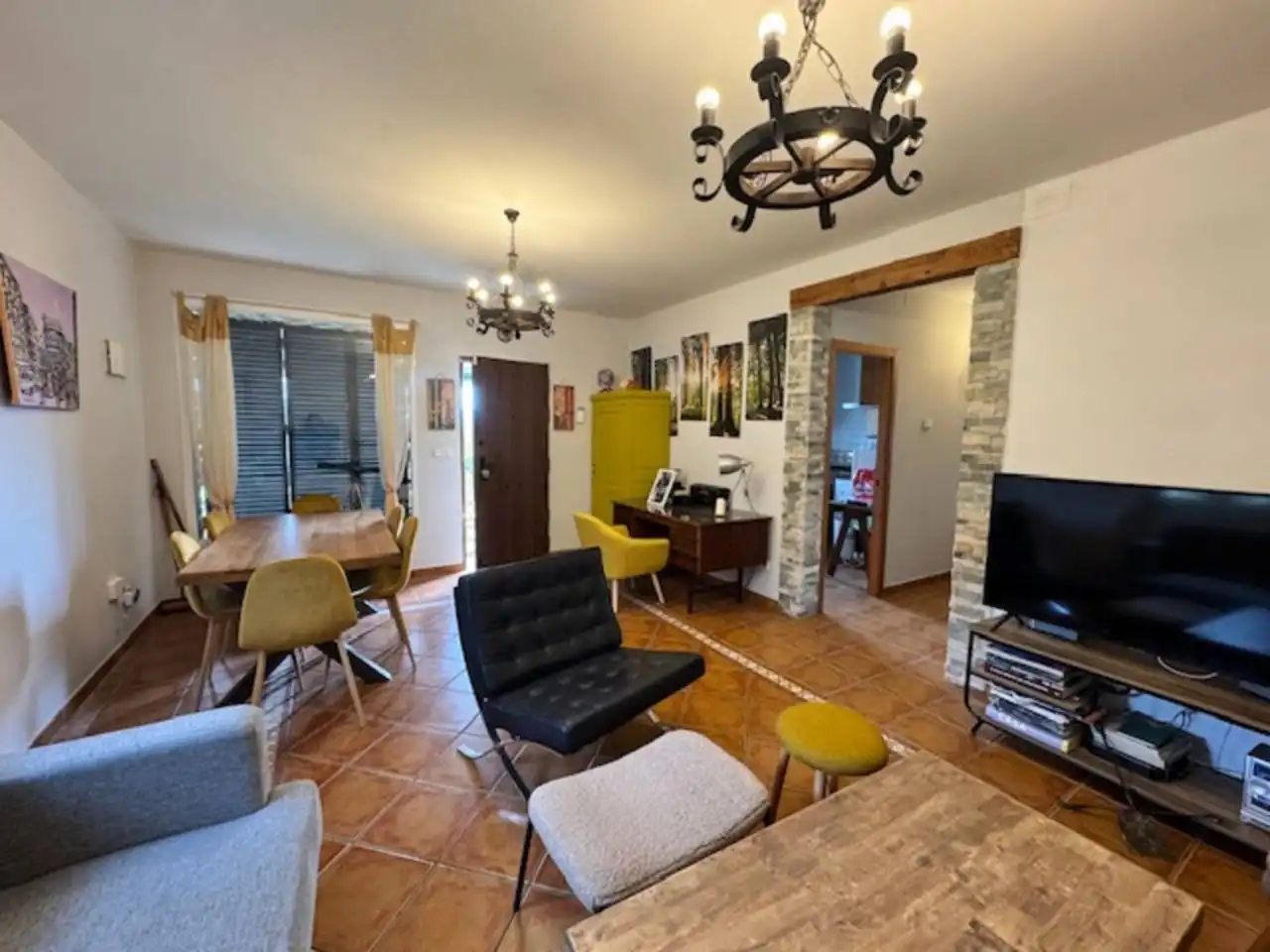 Sala de estar de Casa o chalet en venta en La Acebeda con Calefacción, Jardín privado y Terraza