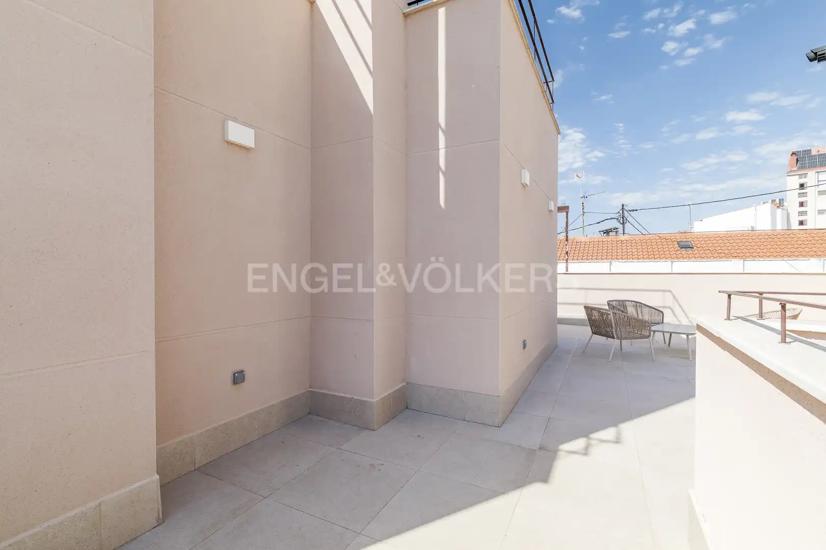 Terraza de Apartamento de alquiler en Madrid con Aire acondicionado, Calefacción y Terraza