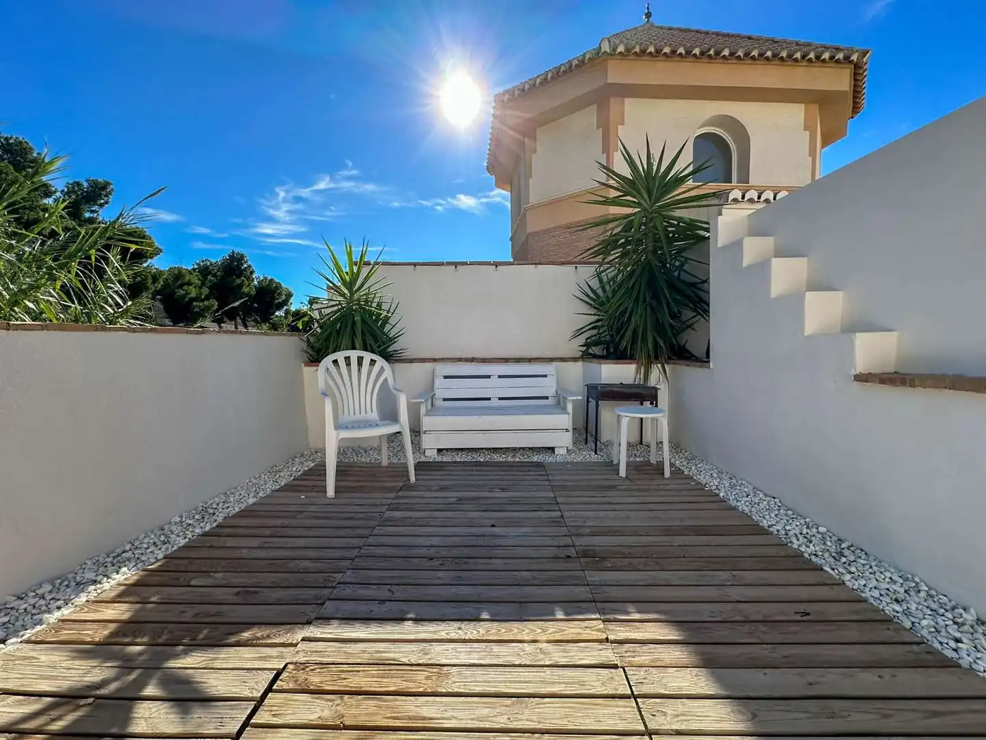 Terrasse von Einfamilien-Reihenhaus zum Verkauf in Salobreña mit Terrasse und Schwimmbad