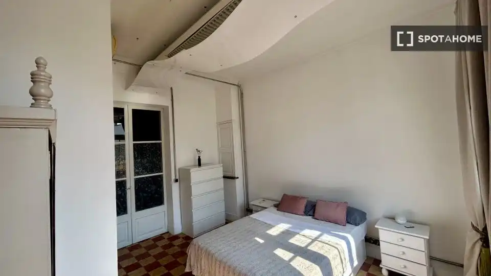 Habitación de Piso para compartir en  Palma de Mallorca con Aire acondicionado, Terraza y Amueblado