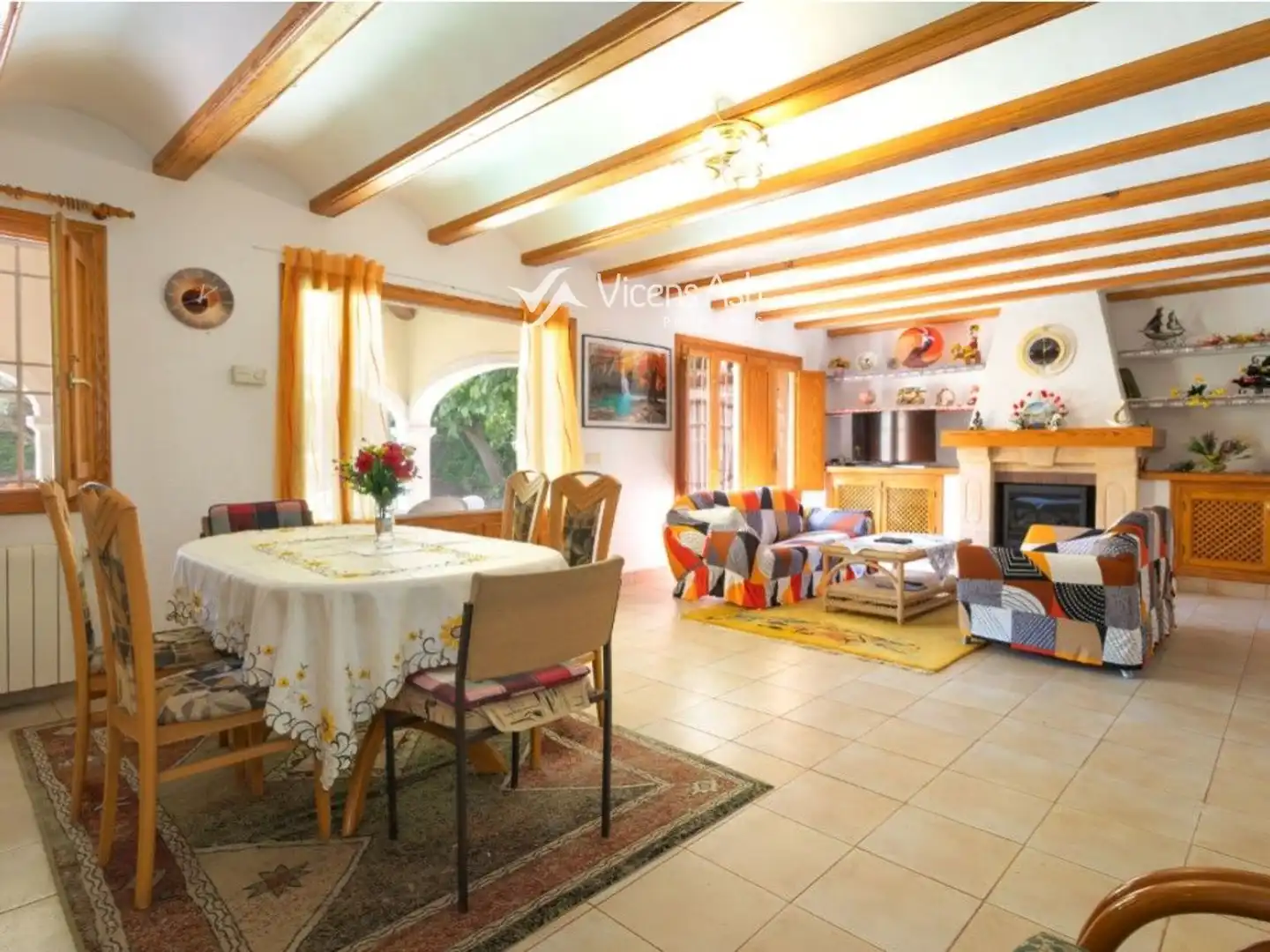 Sala d'estar de Casa o xalet en venda en Jávea / Xàbia amb Aire condicionat, Terrassa i Traster