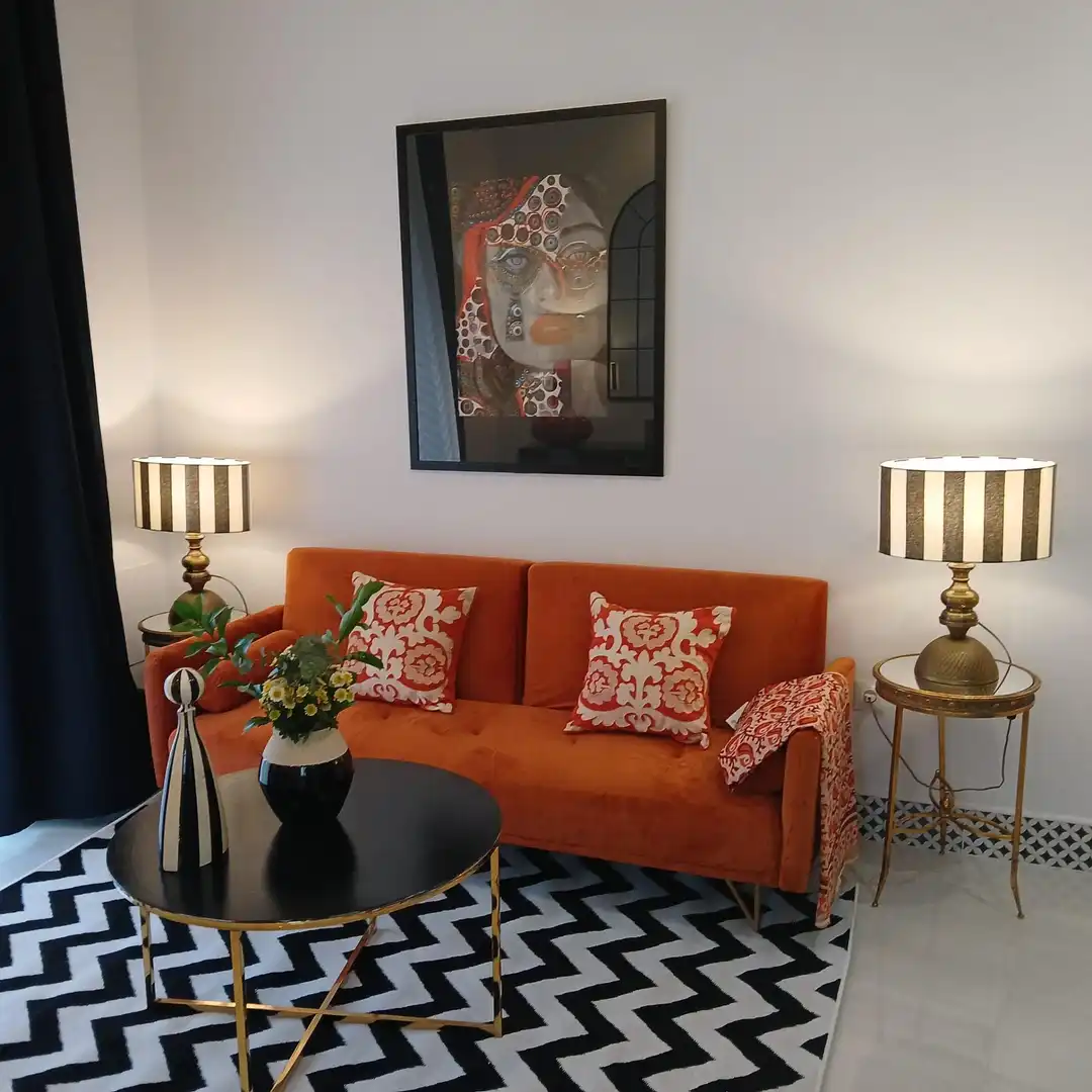 Sala de estar de Piso en venta en Cádiz con Aire acondicionado, Amueblado y Balcón