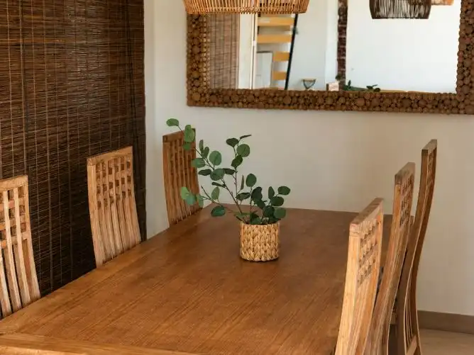 Dining room of Flat for rent in Benidorm  with Air Conditioner, Heating and Parquet flooring